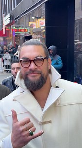 54K views · 1.7K reactions | Aquaman, aka Jason Momoa, in NYC to promote his new movie ‘Aquaman & the Lost Kingdom’ 隆‍♂️ | New York Mickey | Facebook