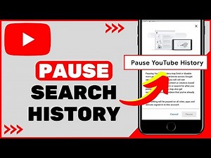 How to Pause Search History on Youtube