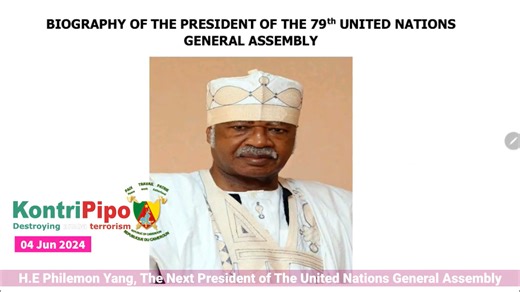 H.E Philemon Yang - The President of the United Nations General Assembly. What does this mean for amba Terrorists who are desperate for International Attention? Some AmbaFools are claiming that they have a "presentation" at the UN... Hahahahaa.. PS: The Election of Philemon Yang (#Oku man from #Bui Division) to be President of the UG, is an endorsement of the Cameroon Government by the WHOLE WORLD. #BlackLegs #WinningFatly | Dr KontriMan Jr