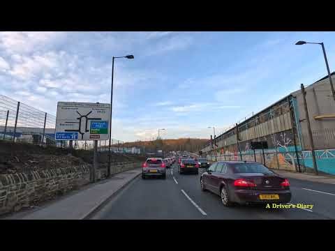 Driving M1 Northbound | Sheffield to Junction 36 via J34–J36 | Relaxing UK Motorway Drive in 4K