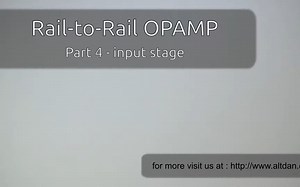 CMOS轨到轨运算放大器设计4 - 输入级input pair