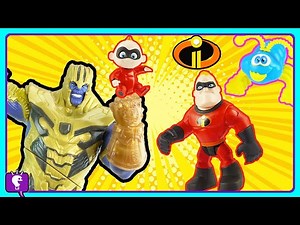 Incredibles and Thanos PLAY The Cootie Game by HobbyKidsTV - Videos For Kids