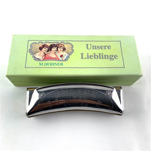 Vintage Mouth Organ, Hohner Unsere Lieblinge, Our Favourites, Vintage Harmonica, Key C, Hohner Harmonica, German Harmonica, Music, Woodwinds - Etsy Canada