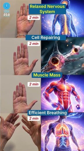 4 Powerful Hand Mudras for Nervous System Calm, Cell Repair, Strength & Better Breathing