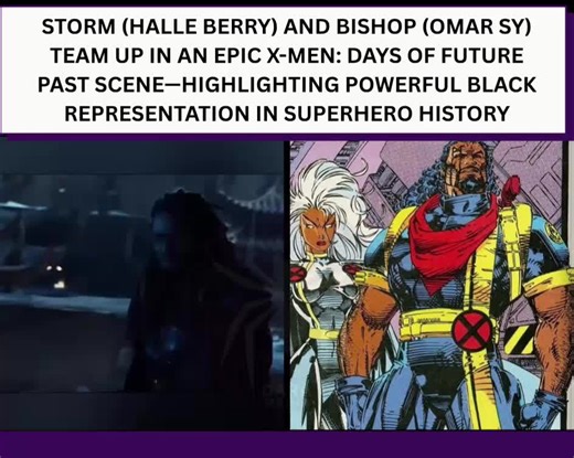 #DaraFilm-Storm (Halle Berry) and Bishop (Omar Sy) team up in an epic X-Men: Days of Future Past scene—highlighting powerful Black representation in superhero history Follow for more news & media updates #blackexcellence #trending
