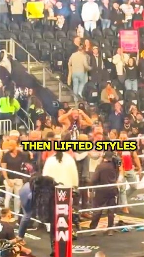 WWE Didn’t Show This AJ Styles Moment #wwe #short