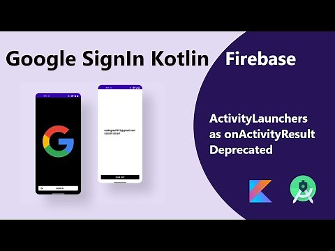 Google Sign In using Firebase in Kotlin (Android Studio 2022) #androidstudio