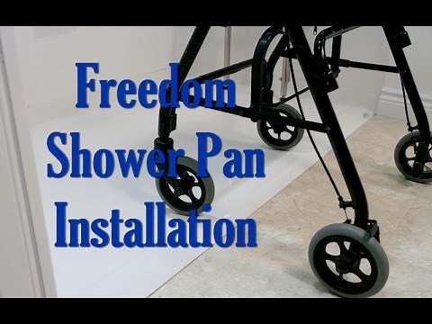 Freedom Shower Pan Installation - Accessibility Professionals