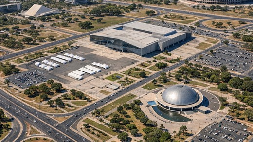 Exploring Brasília from above