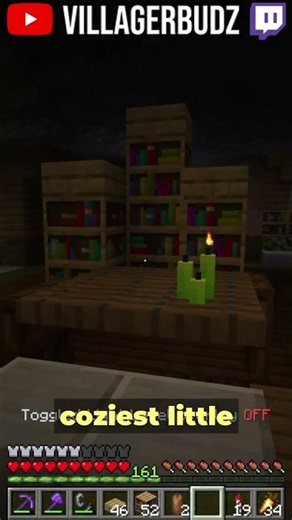 I made the comfiest Library in Minecraft!