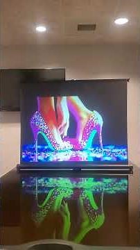 NO 4K or 1080p needed demonstration shot on a $50 christie LW400 720p projector