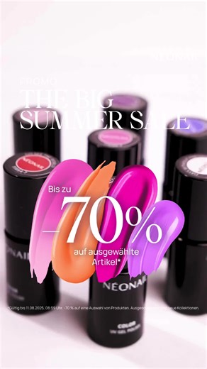 NEONAIL Sommer Sale: Bis zu 70% Rabatt auf alles