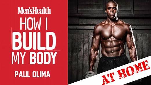 Fitness Model and Athlete Paul Olima’s Muscle-Building Home Workout