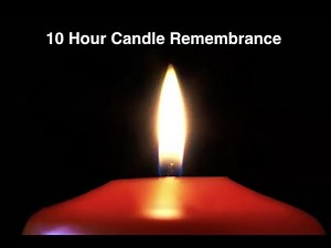 10 hour - Eternal candle remembrance prayer candle , peaceful calm memorial candle deep sleep
