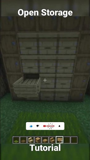 Make This Storage Drawer in Minecraft! | JAVA #minecraft #minecraftshorts #shorts #transition