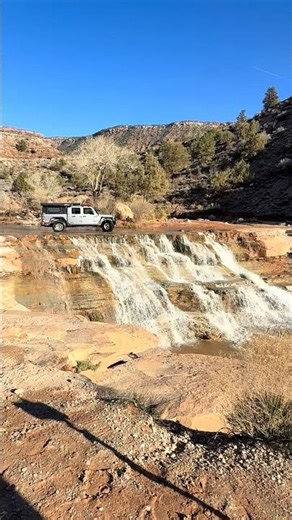 Hidden Waterfall You Can Drive To (4x4 Required!) | Toquerville Falls, Utah