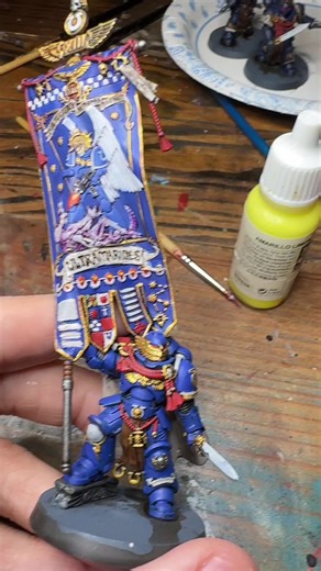 Victrix Honor guard - Chapter Ancient. This Space Marine is a very lovely sculpt! #warhammer40k #warhammercommunity #spacemarine