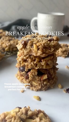 5.9K views · 39 reactions | Apple Cinnamon Breakfast Cookies #breakfastideas #HealthyBreakfast #breakfastcookies | The Real Food Dietitians | Facebook