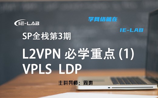 [IELAB/涛哥精讲]SP全栈第3期L2VPN专题VPLS LDP(1)网络架构专家必学精品课