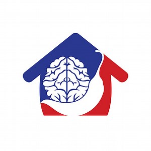 Chili Gehirn Vektor Logo Design Vorlage. Spicy Intelligence...