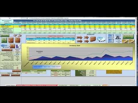 Production Planning & Scheduling with Excel #7 - Inventory