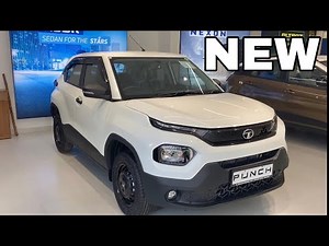 NEW TATA PUNCH PURE BASE MODEL || PUNCH PURE NEW MODEL WHITE COLOUR