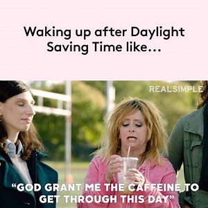 2M views · 12K reactions | ☕At least we can enjoy the sun a little bit longer ☀️ | Real Simple | Facebook