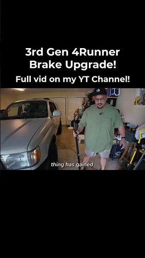 3rd Gen 4Runner Tundra Brake Upgrade! #toyota #toyota4runner #4runnermods