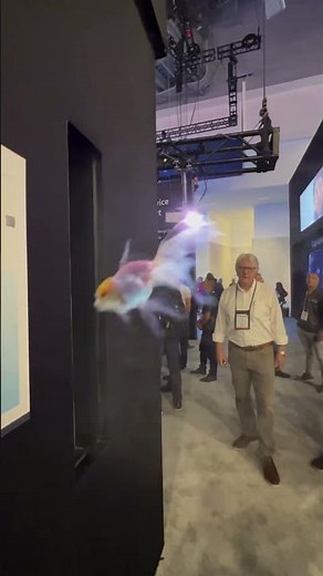 A very silky mist hologram 💨📽️ #short #shorts #shortsfeed