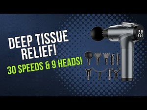 Massage Gun Review | Deep Tissue Electric Massager for Pain Relief & Muscle Recovery