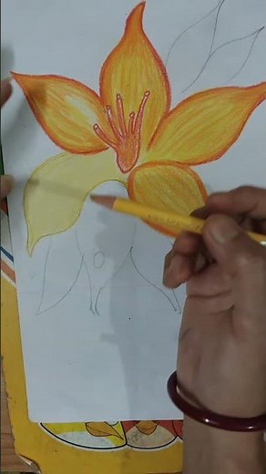 How to draw realistic flower easily #art #drawingtutorials #realisticdrawing #nature #subscribe