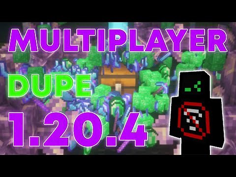 1.20.4 MULTIPLAYER DUPE | Infinite emerald, diamond armor, etc... | Early game dupe !