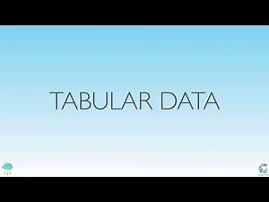 What is Tabular Data