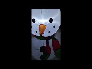 Gemmy Snowman & Polar Bear Inflatables (2015 Video)