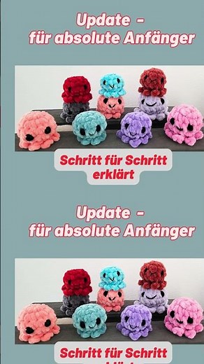 Kleinen süßen Baby Oktopus häkeln 🐙 für Anfänger