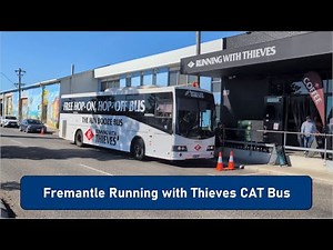 The New Fremantle Running with Thieves CAT Bus