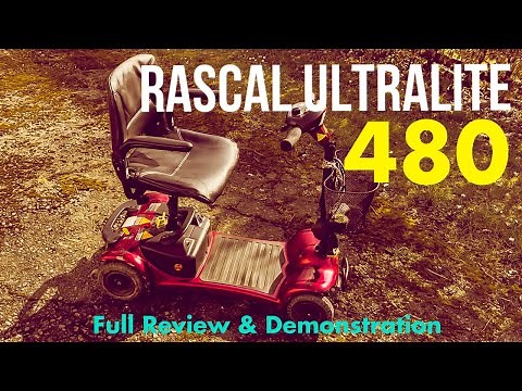 Rascal Ultralite 480 Mobility Scooter REVIEW 🤔 & FULL Demonstration 🤓