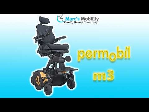 Permobil M3 Fully Loaded in Yellow - Review # 8700
