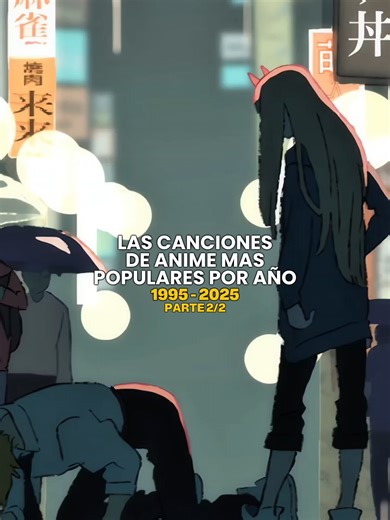 The Most Popular Anime Songs from 1995 to 2025 (Part 2)