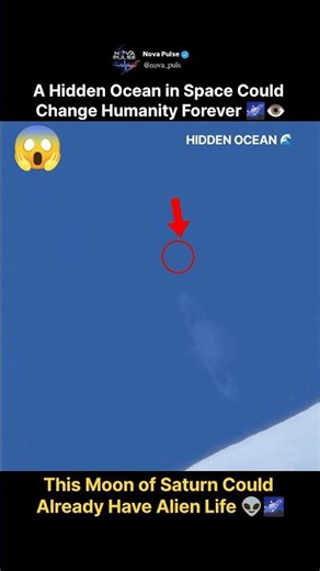 NASA Found an Ocean World Hiding Life Beneath Ice | #shorts #universe #ocean #beyondearth #moon