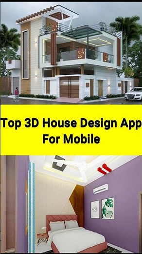 3D House Design App for Mobile 🏠home design app for android #homedesigningapp #interior #shorts