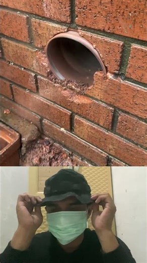 The Exact Moment a Drill Breaks Through Brick