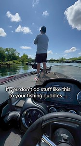 If you can’t mess with your fishing buddies who can you mess with right 😂 #fishinggear #fishingaddict #fishinglifestyle #fishingbuddy #bassfishing | Luke Routh