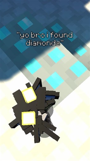 Finding diamonds in Bloxd #bloxd #bloxdio