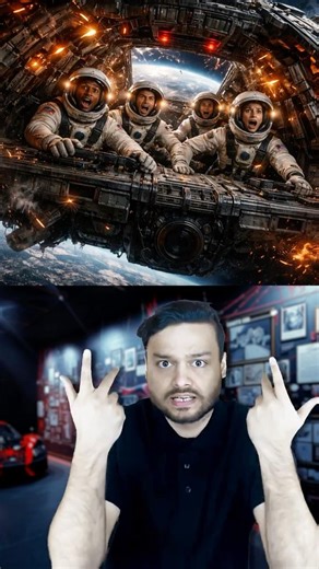 4 Live ASTRONAUTS in ‘DANGER’ Due To Microsoft Office Email #shorts