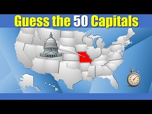 US Geography Challenge. Can you name all 50 state capitals?!