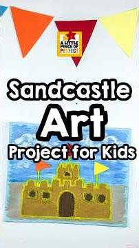 How to Make a Sandcastle Craft for Kids | Free Printable Template