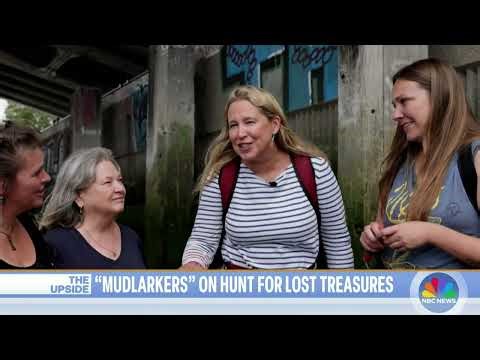 The Ladies who Lark feature on the TODAY SHOW in the USA - We explain what mudlarking is all about!