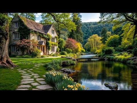 Breathe Into Spring 🌷 Birds & Stream Sounds for Focus, Study, Reading & Quiet Relaxation 🍃