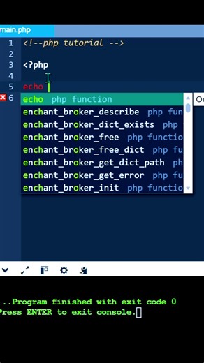 PHP Hello World in 30 Seconds! 🚀| #shorts #youtubeshorts